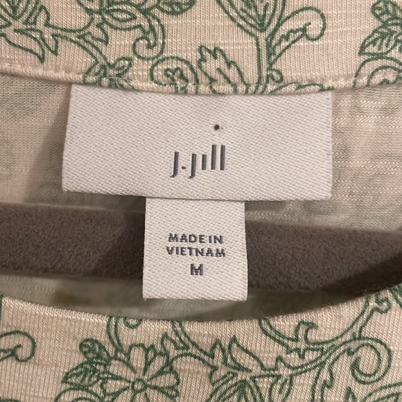 J Jill Vineyard border print dress - Picture 3 of 6